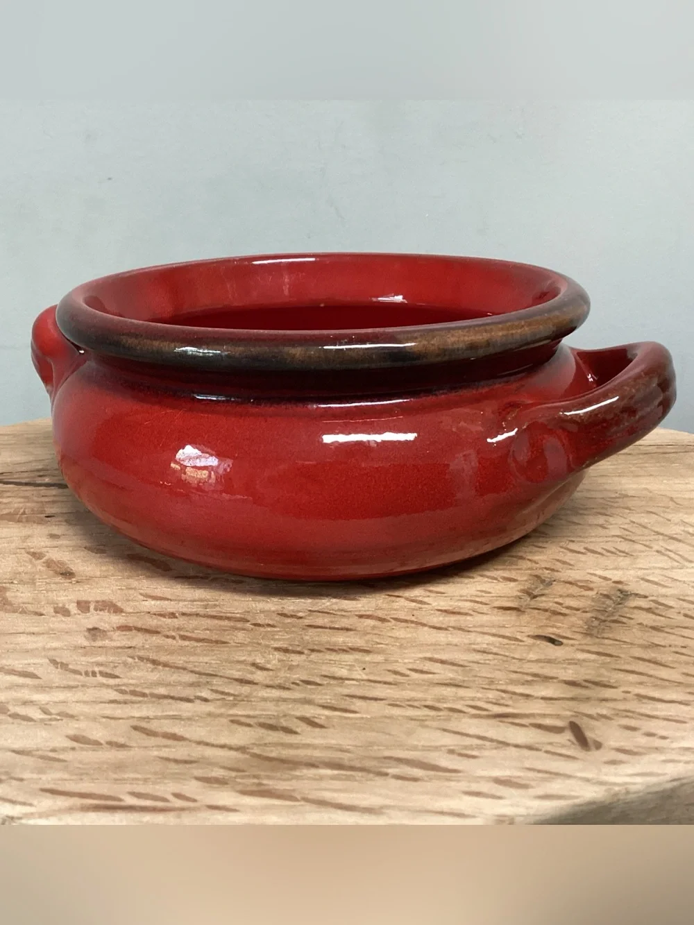 🔴 Vintage - De Silva - Made In Italy - Terracotta Red Casserole Dish - Beautiful